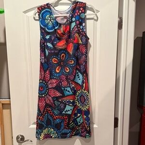 Colorful Artsy Sleeveless Dress